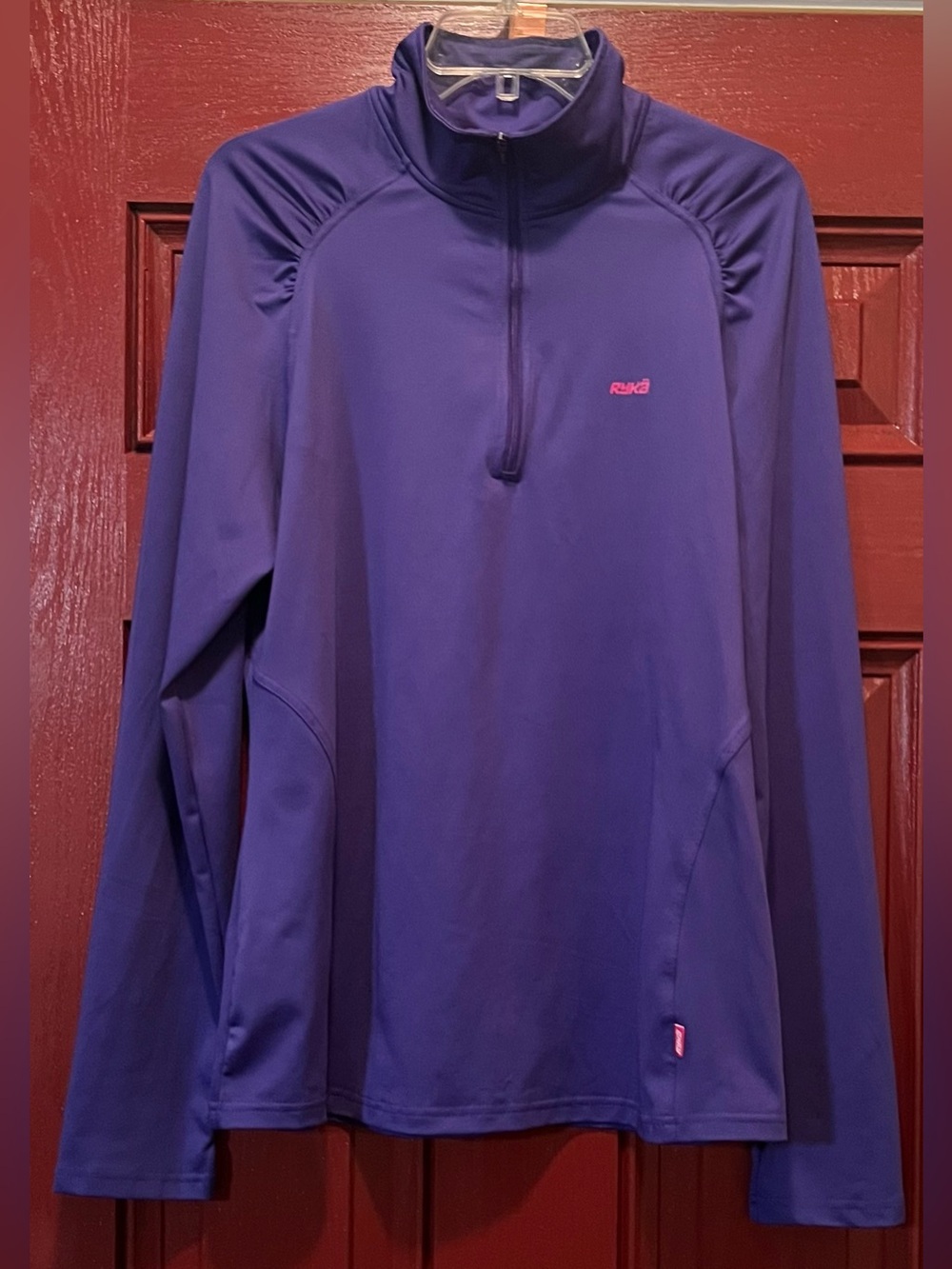 Ryka Purple Men’s Quarter-Zip Performance Pullover